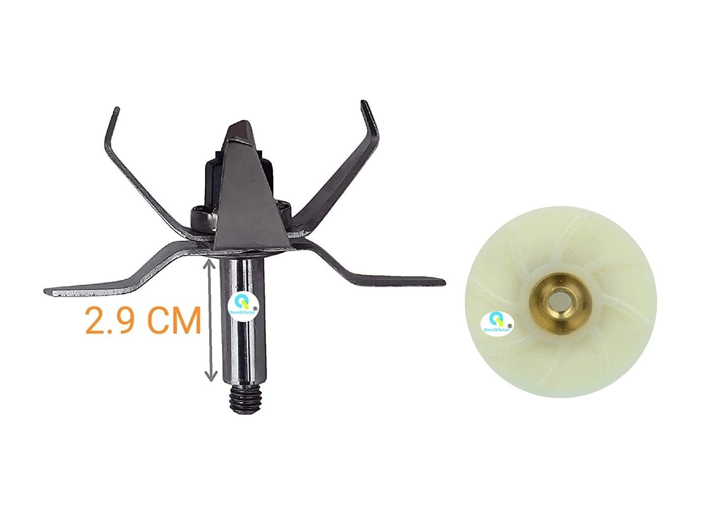 Mixer Grinder - Wet/Dry Big Jar Blade Set with Coupler