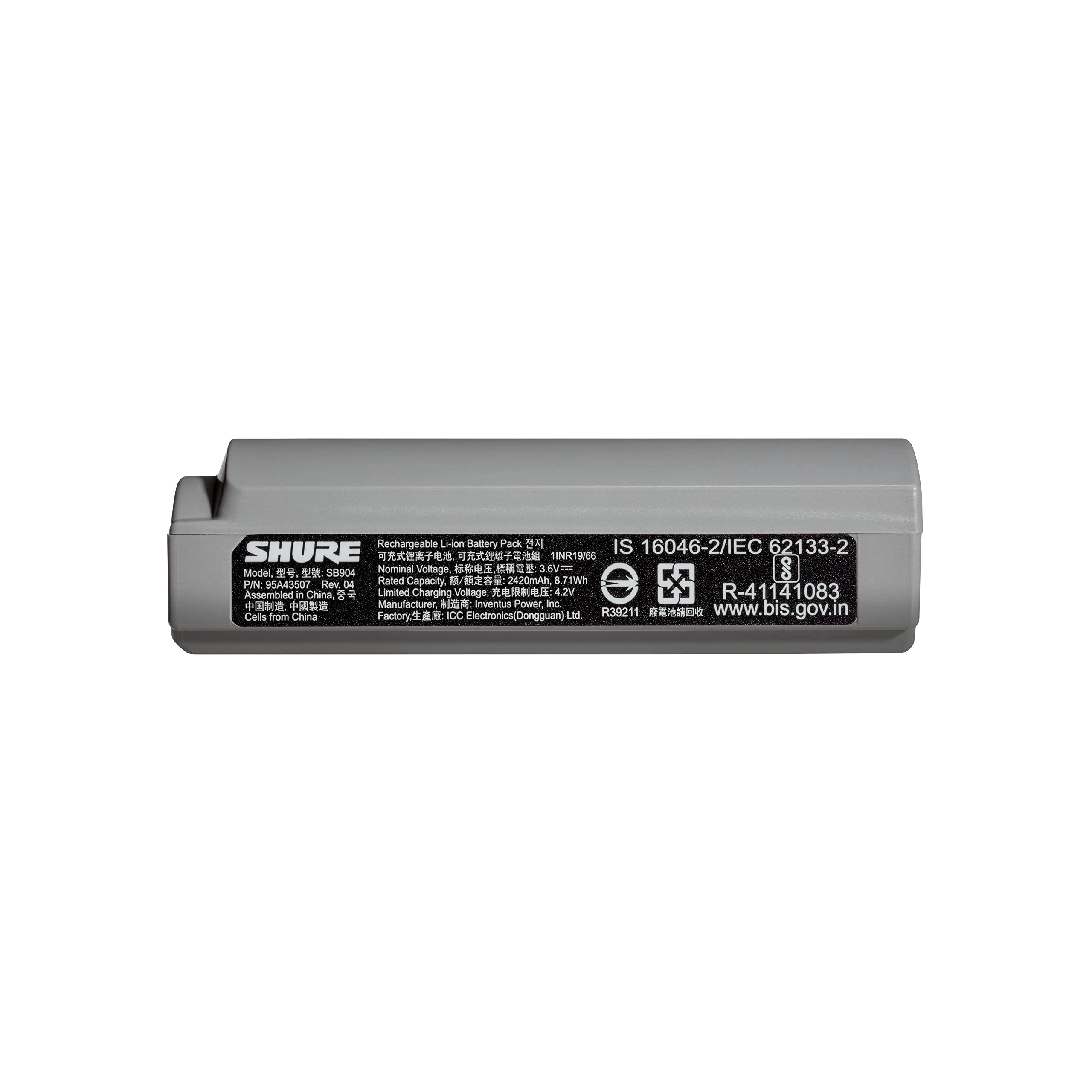 Shure SB904 - 1 Count Dual Band