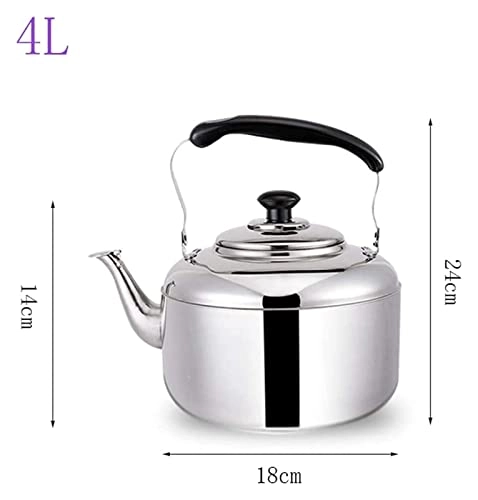 Stove Top Whistling Kettle - 4L 5L 6L 7L 8L
