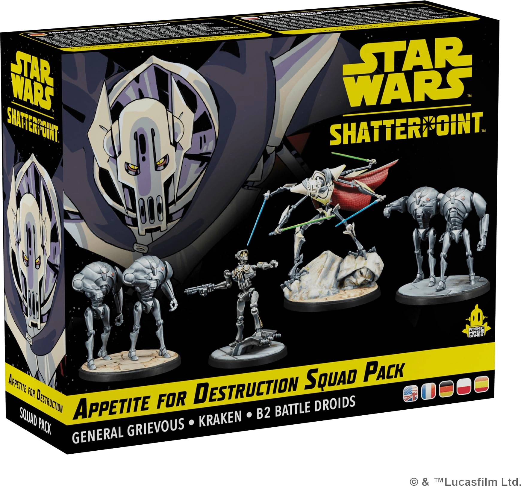 Atomic Mass Games Star Wars Shatterpoint Appetite for Destruction SQUAD PACK