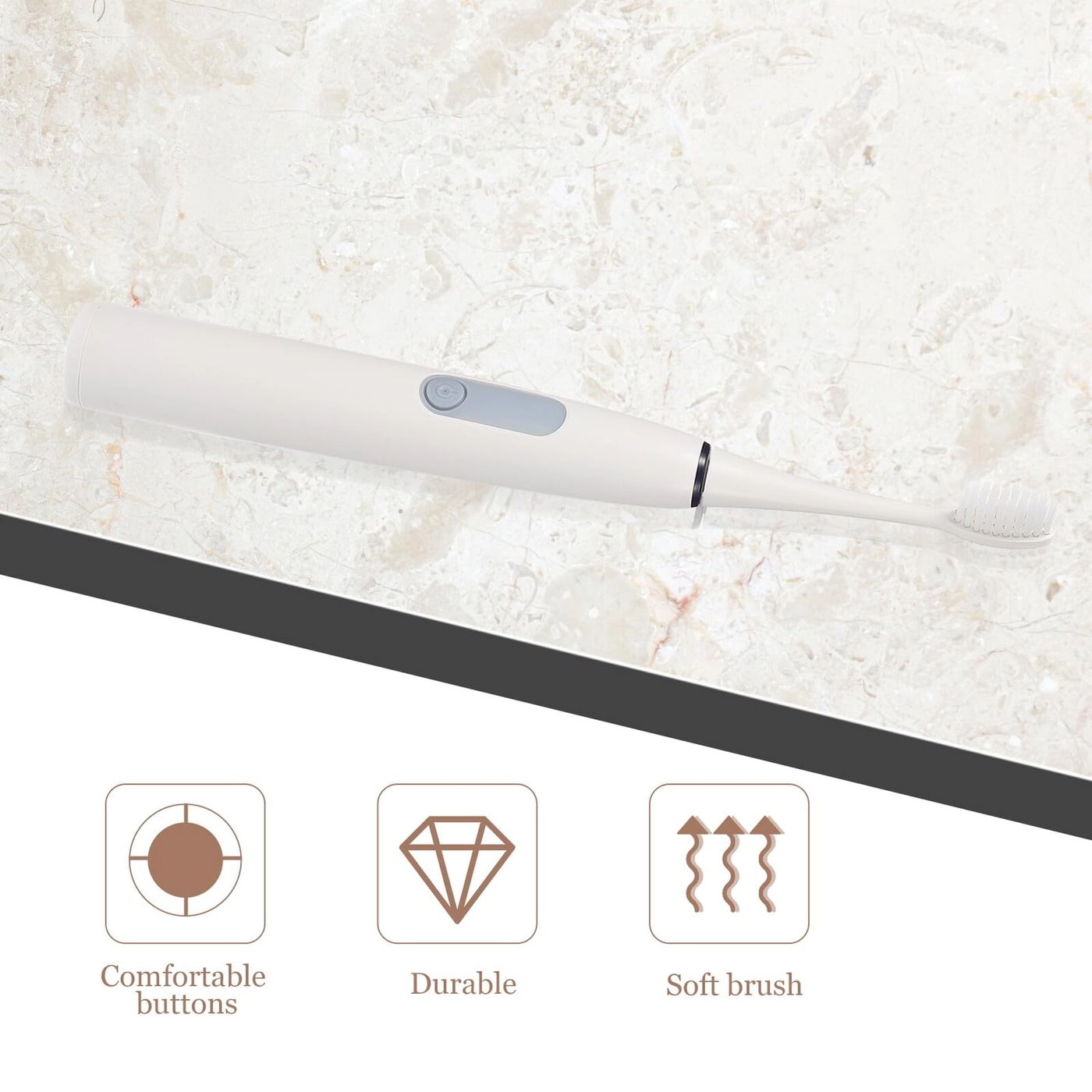 Sonic Electric Toothbrush - For Adults Deep Cleaning
