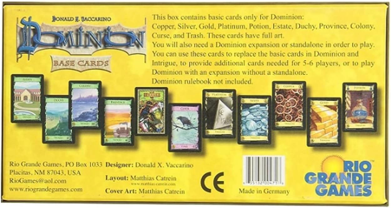 Dominion: Expansion Base Cards