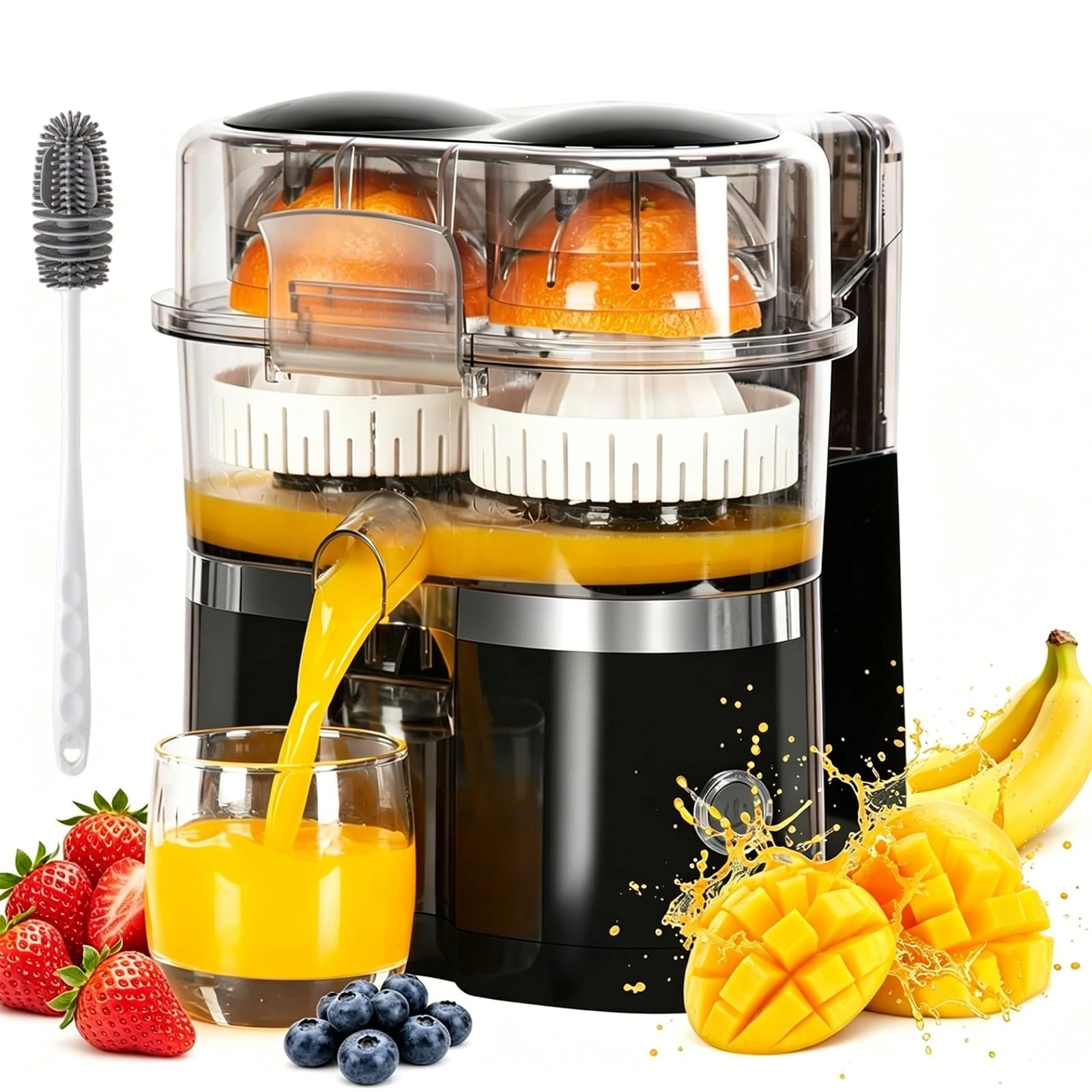 Dual Head Electric Citrus Juicer - 150W ≤400mL
