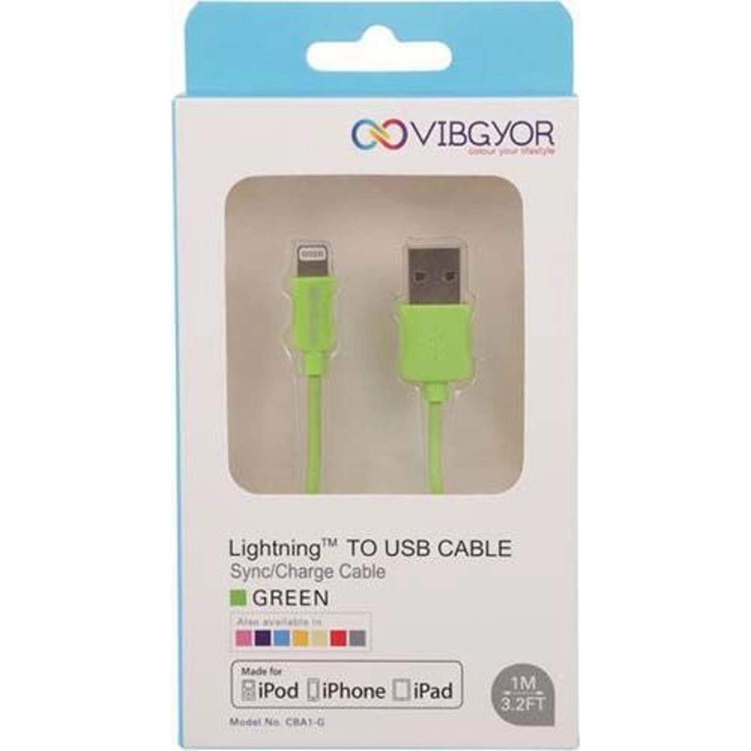CBA1G USB 2.0 to Lightning Cable