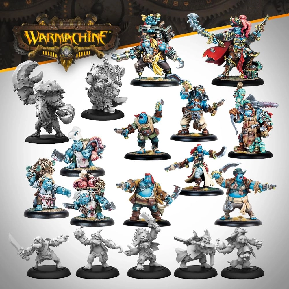Steamforged Games Warmachine: Southern Kriels Brineblood Marauders: Core Expansion
