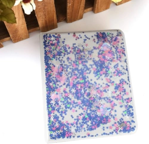 INSTAX Mini 12 + INSTAX Mini Film - 54mm x 86mm + Clear Glitter Protective Camera Case + Mini Photo Album - 64-Pocket + Hanging Wall Photo Display
