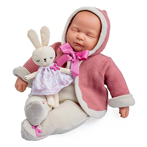 La Baby Reborn Baby Doll - 17" Soft Weighted Body Closed Eyes Gift Set Ages 2+
