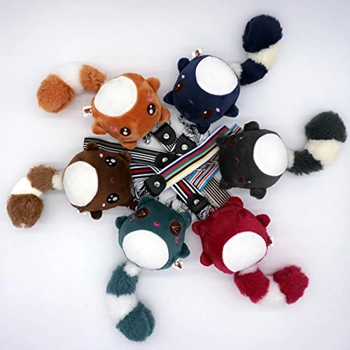 Raccoon Long Tail Plush 20 cm Key Holder