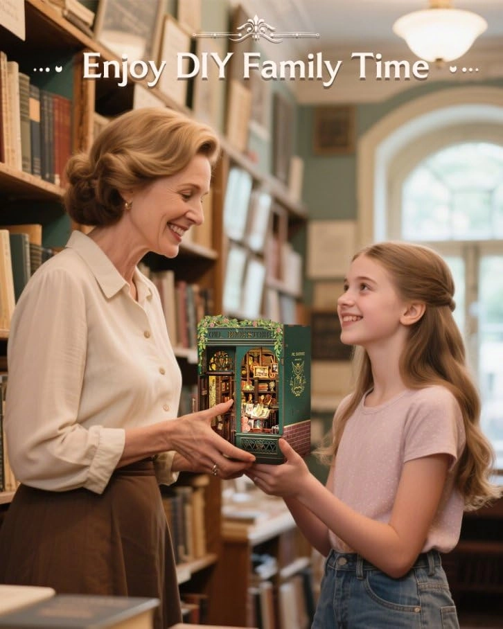 Book Nook Kit - Owl Bookstore