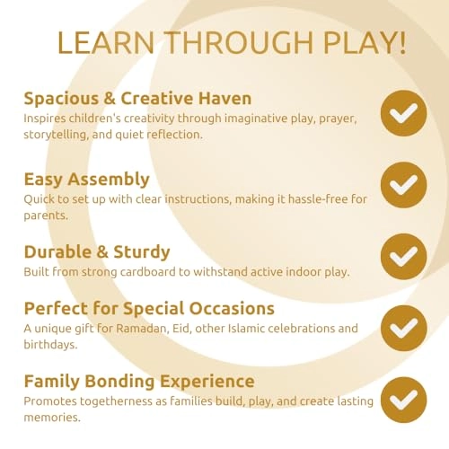 Color Me Cardboard Playmosque - Blue - White Cardboard