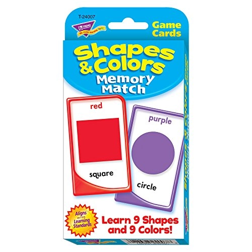 Colors and Shapes Memory Match - 3 months and up 56 pieces