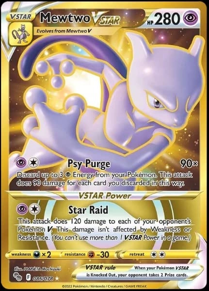 Mewtwo Vstar 086/078 - 1pcs