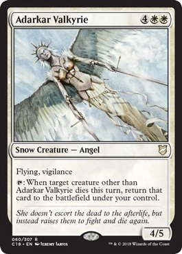 Wizards of the Coast Magic: The Gathering: Adarkar Valkyrie - Commander 2018