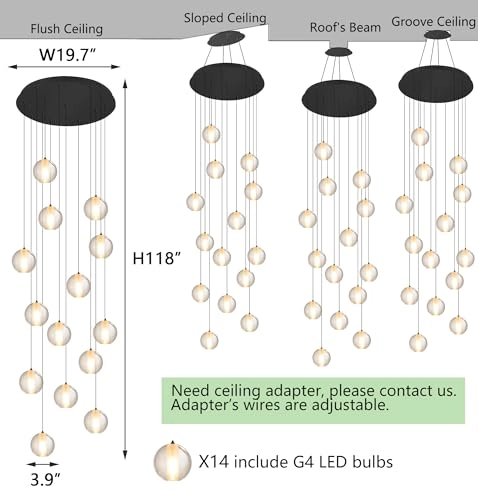 K9 Crystal Chandelier - 118-inch