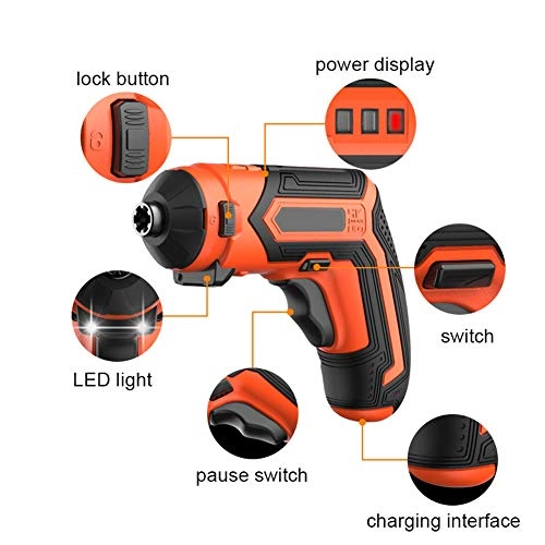 Handheld Electric Drill - 4.8V Rechargeable Cordless