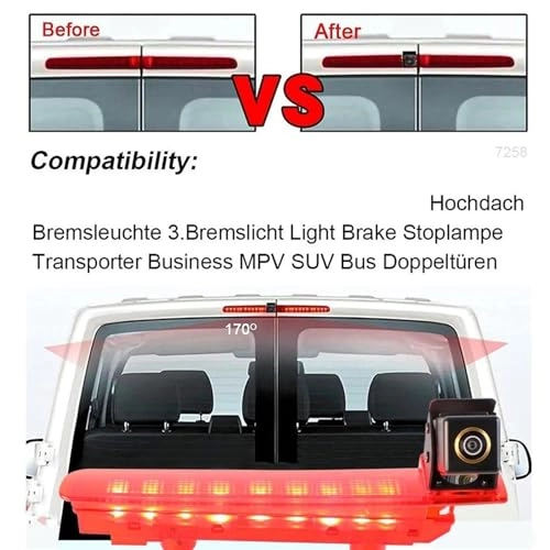 Reverse Camera - Night vision Wire 1920x1080P