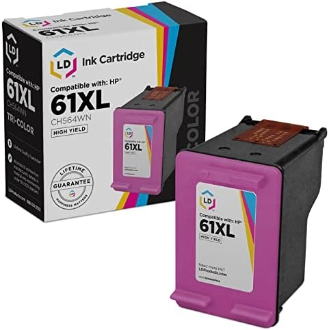 LD PRODUCTS Hp 61Xl CH564Wn High Yield Multicolor Compatible
