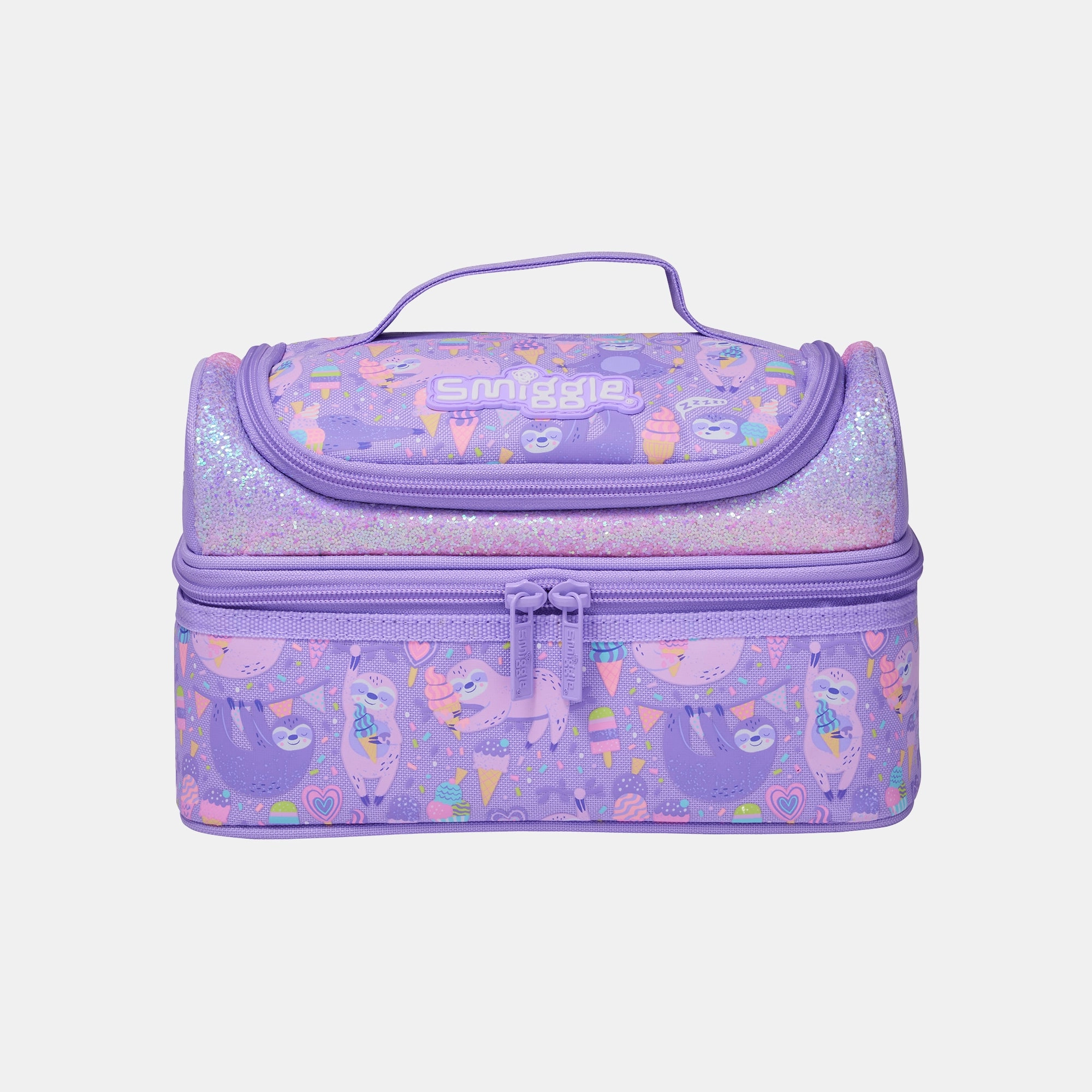 Smiggle Double Decker Lunchbox - Super Charge Insulated BPA free