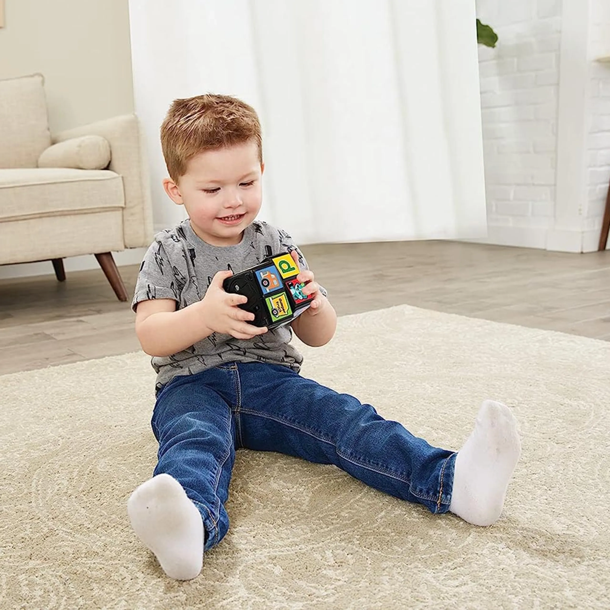 Baby Twist & Teach Animal Cube - Suitable for 18 months & above