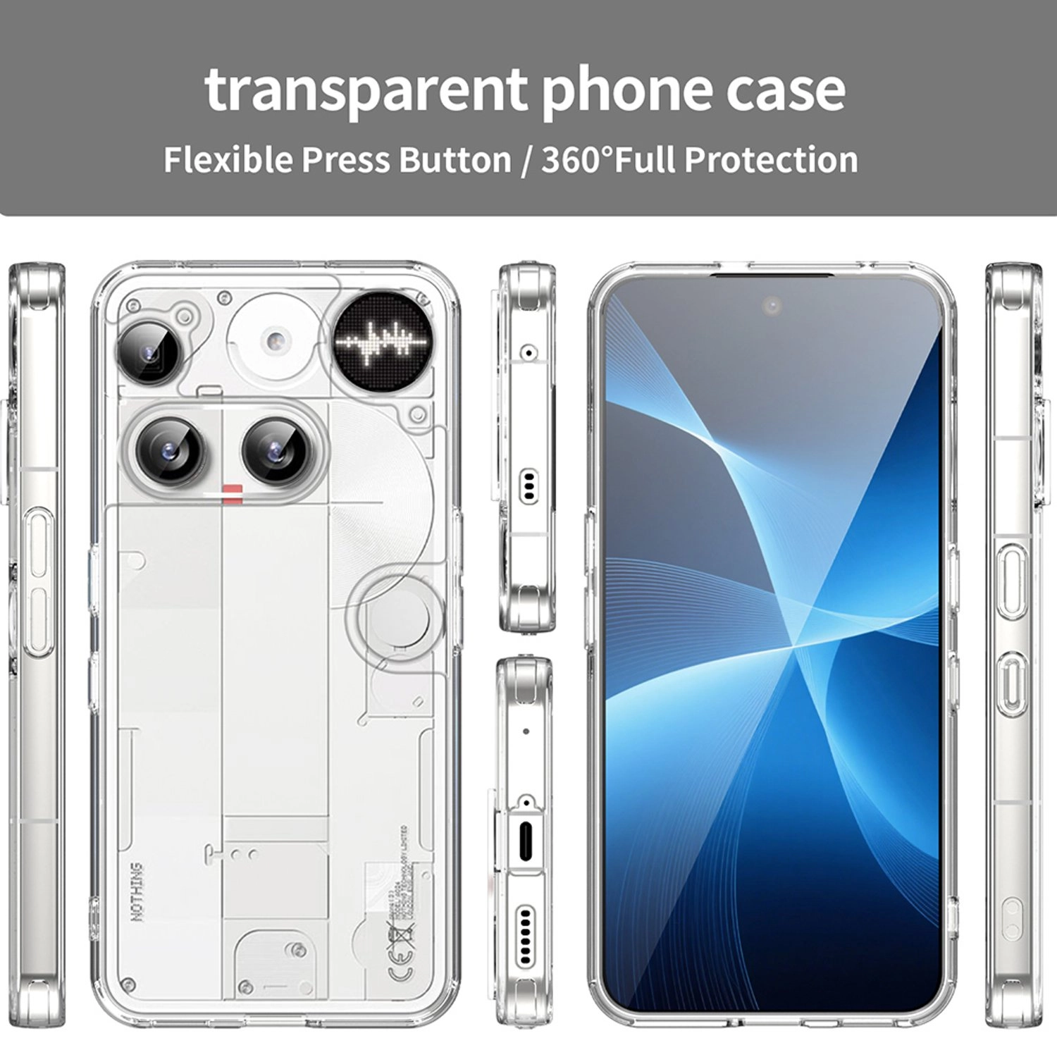 GMBNP3 Case Screen Protector for Nothing Phone 3