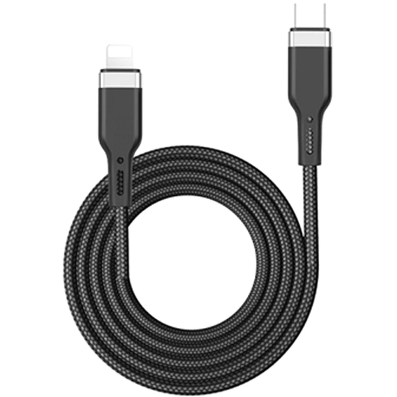 Quick Charge Charger - 100 - 240 Volts + Type-C to Lightning Cable - 1.5m