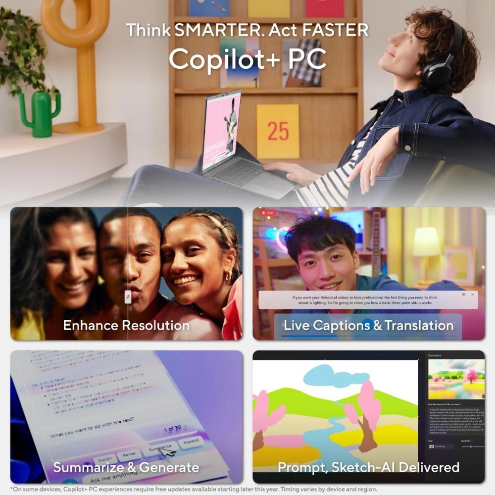 Zenbook A14 OLED UX3407RA - 14'' X Elite-X1E-78-100 32GB DDR5 1TB SSD