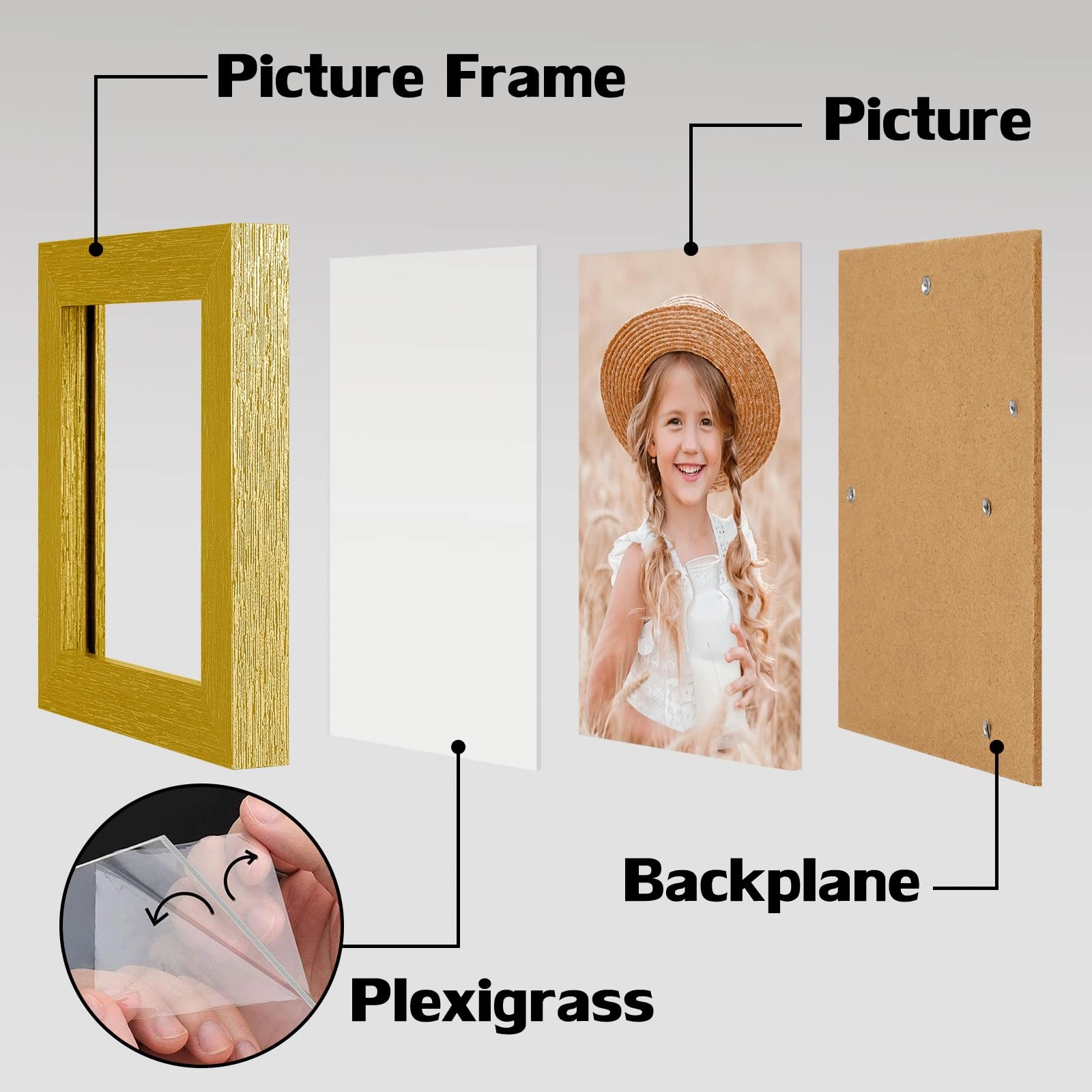 Single Picture Frame - 4x4 1