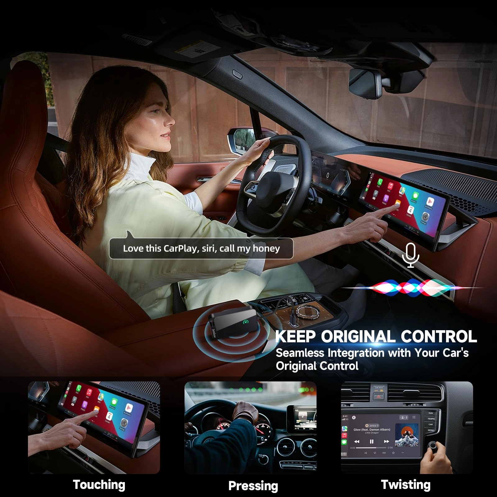 Wireless CarPlay Adapter for iPhone - USB C Multi-User