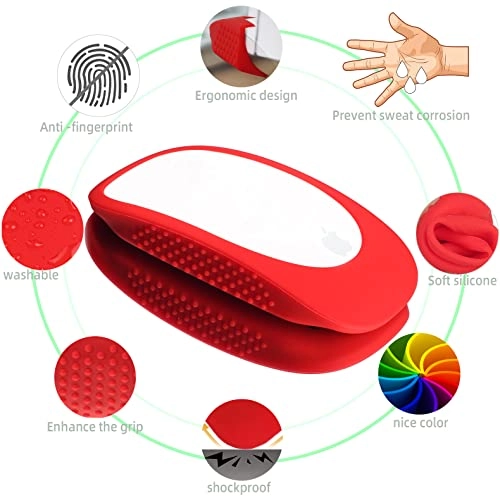 Silicone Protector for Apple Magic Mouse - Magic Mouse 1&2 White