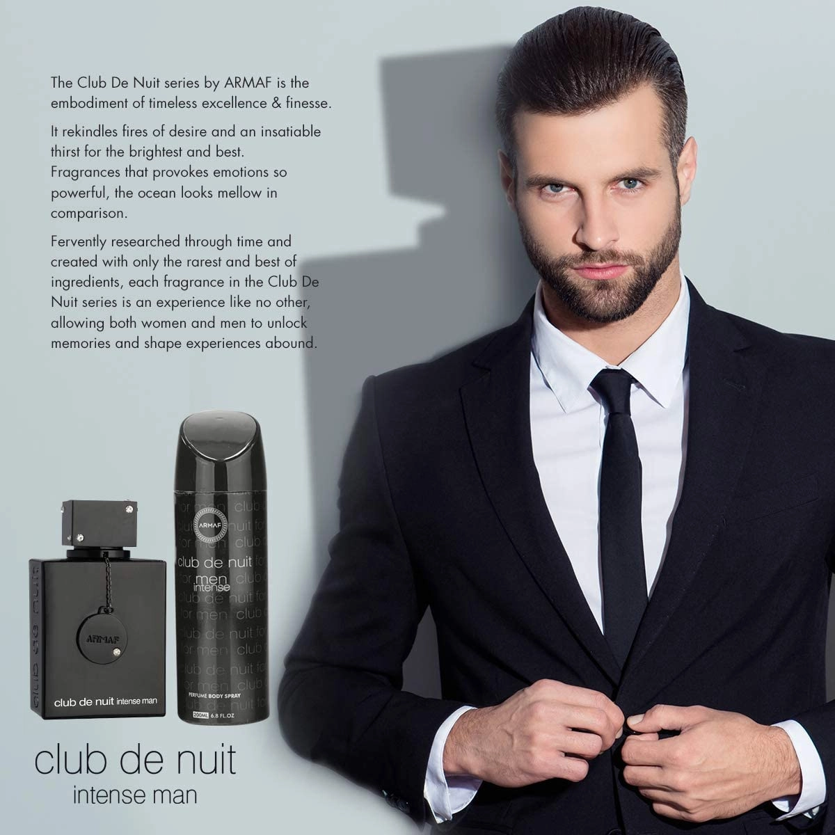 Club De Nuit Intense Eau De Toilette - 105ml + Club De Nuit Intense Perfumed Body Spray - 200ml