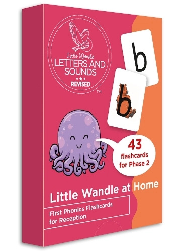 HarperCollins Publishers At Home First Phonics Flashcards For Reception - 43 pieces