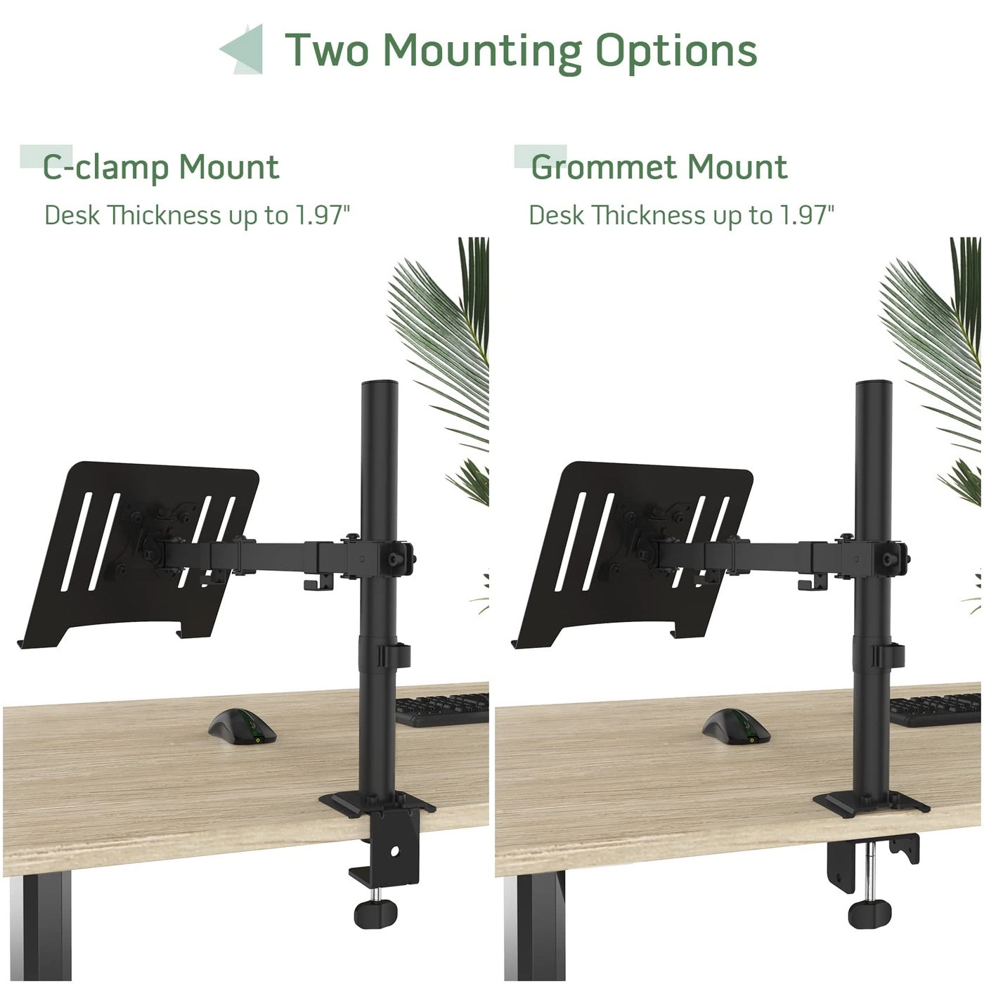 Laptop Desk Mount - 17 inch 14”-32”