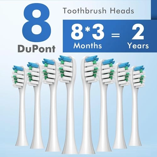 ALB-927 - 8 Brush Heads Rechargeable