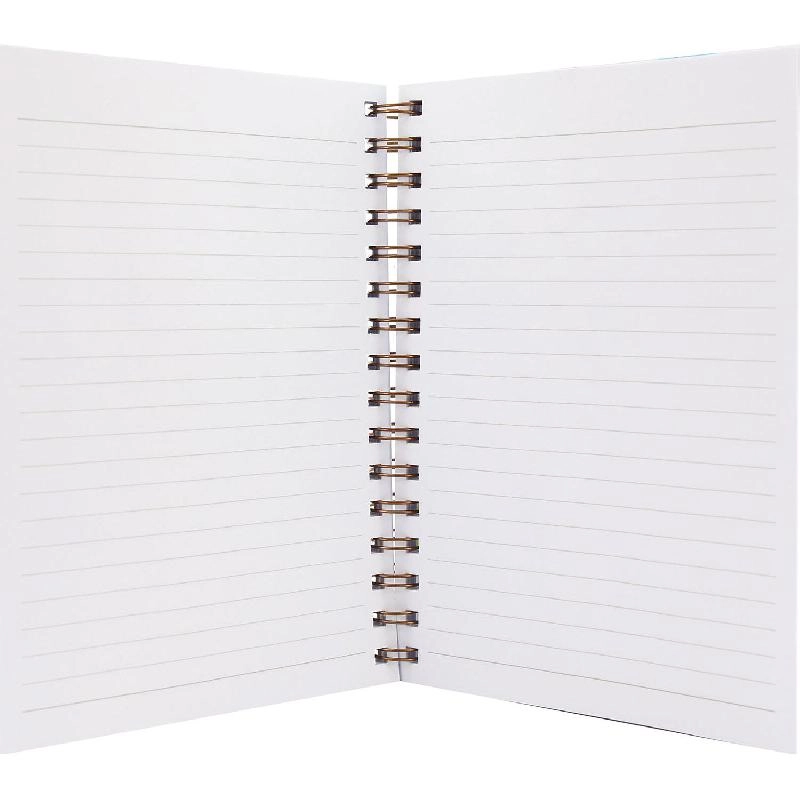 Notebook 19 X 26 cm Spiral - Grid 100 Sheets
