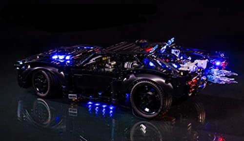 LED Lighting Light Kit for Technic The Batman Batmobile (42127) - USB Powered 35 LEDs