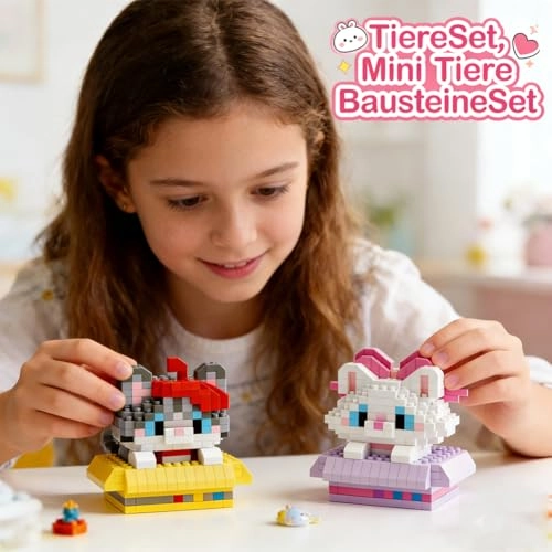 Cat Building Blocks - 4 pcs