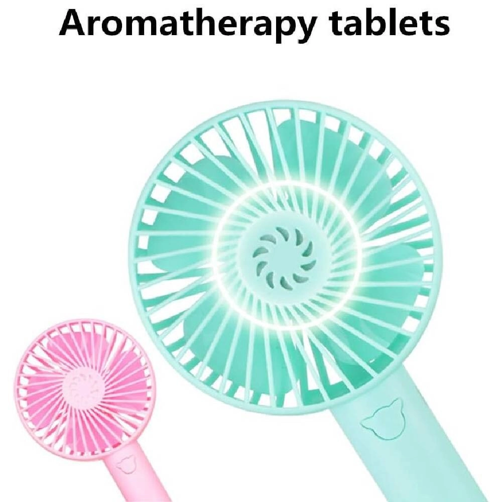 Handheld Fan - 3 Speeds USB Rechargeable