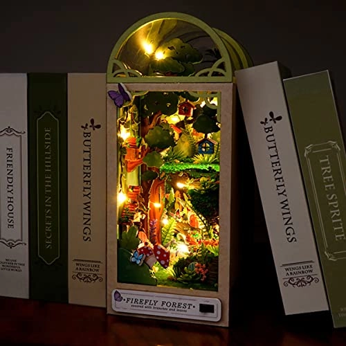 DIY Book Nook Miniature Kit - Firefly Forest