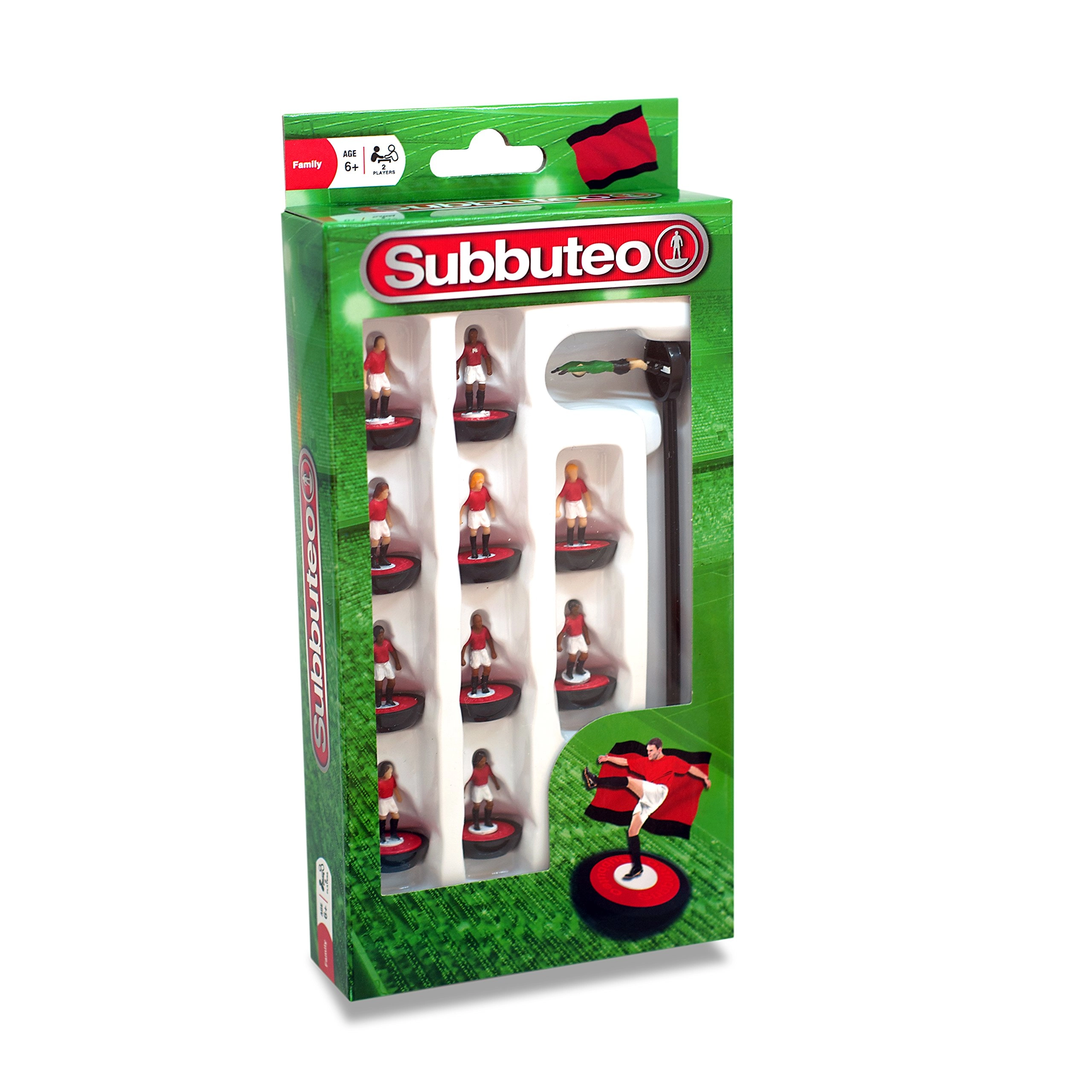 Paul Lamond Subbuteo Player Set - 10 players Red/White/Black