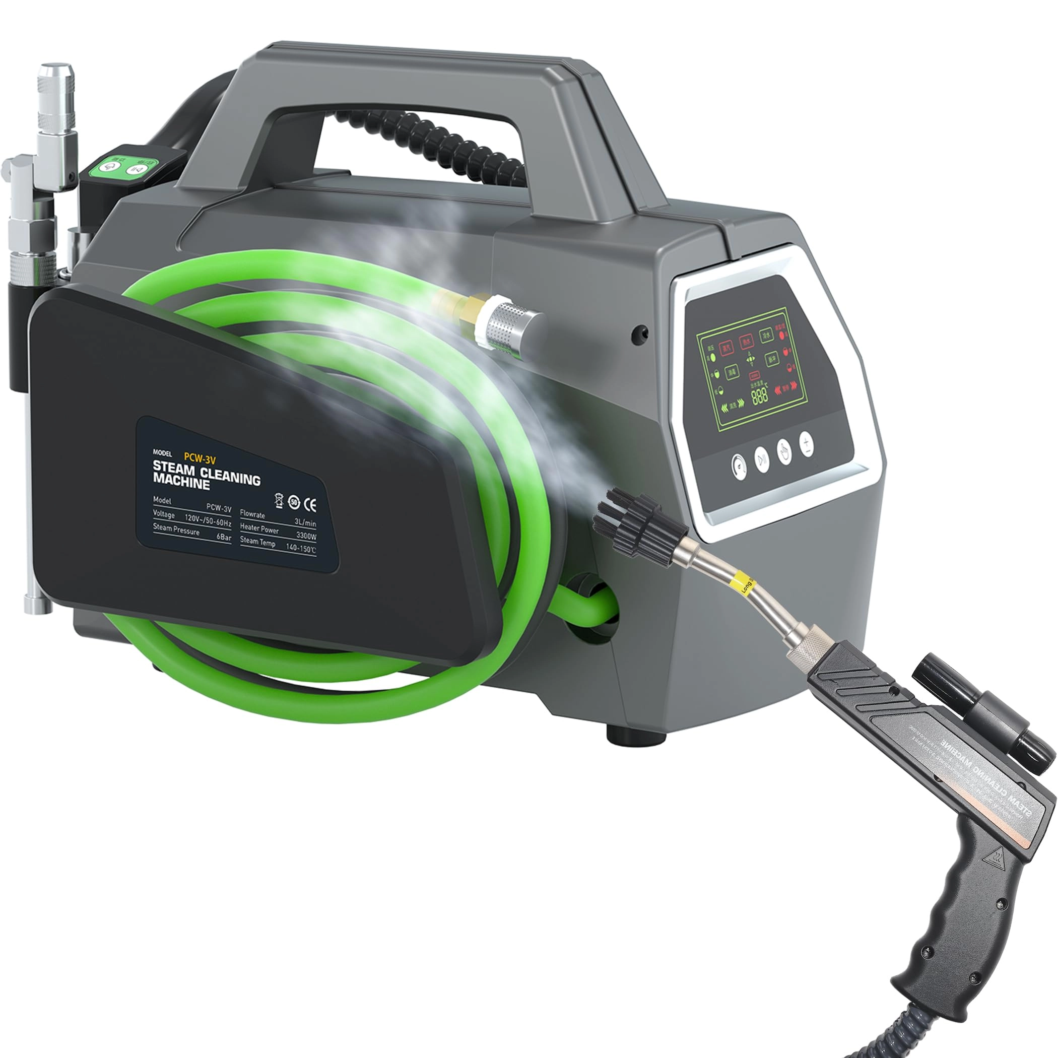 ToughAid steam cleaning machine - 2200 watts gray