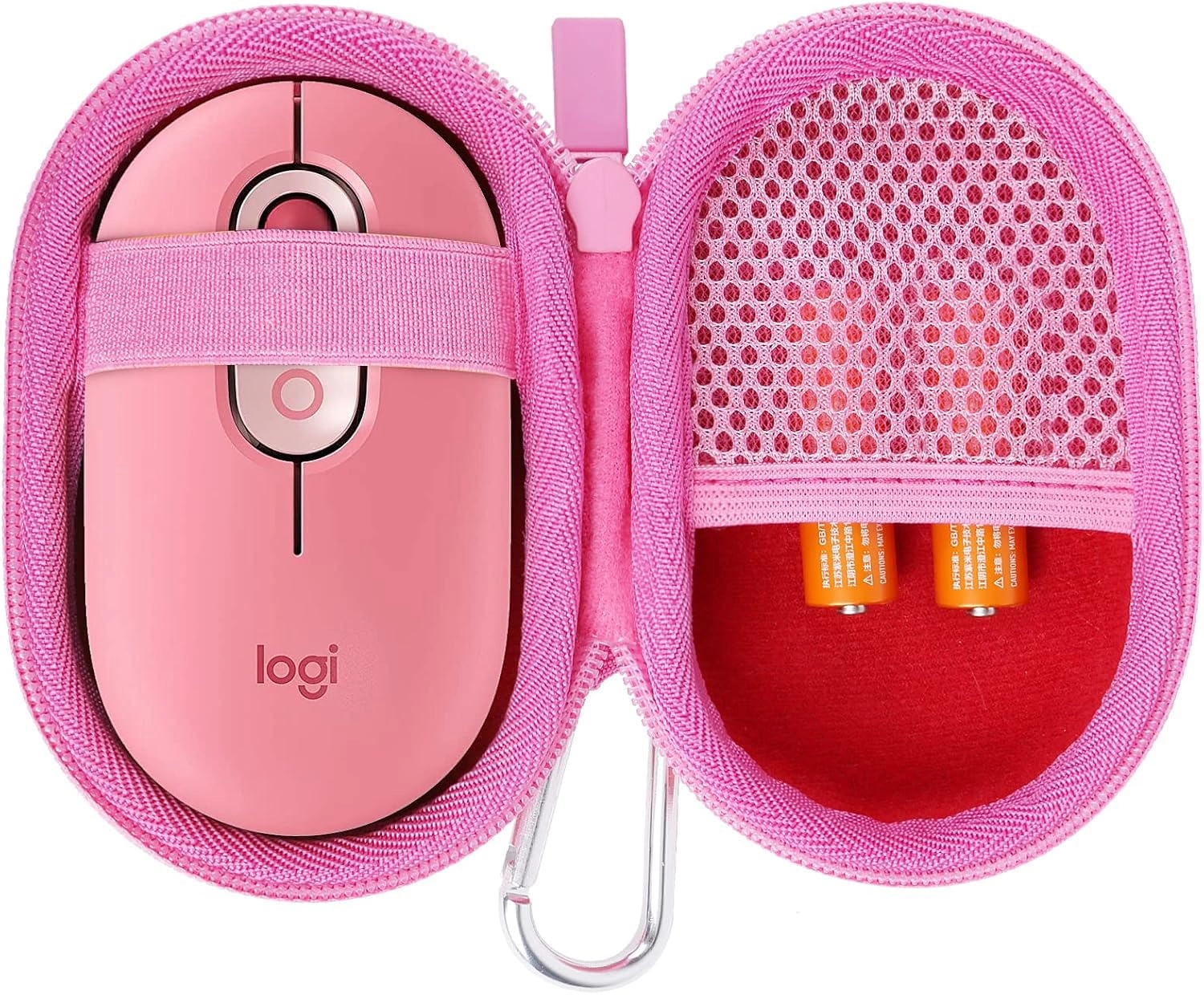 Co2Crea Hard Case Replacement for Logitech POP Wireless Mouse - Heartbreaker Rose Case