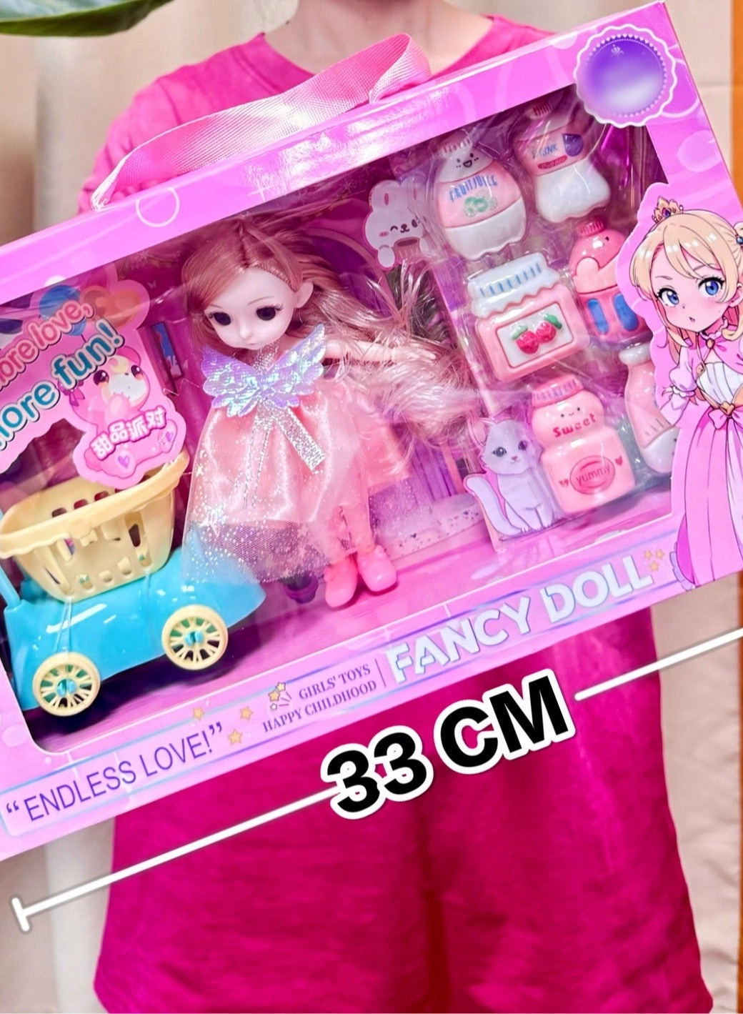 Doll Gift Box Set - Princess Multicolour