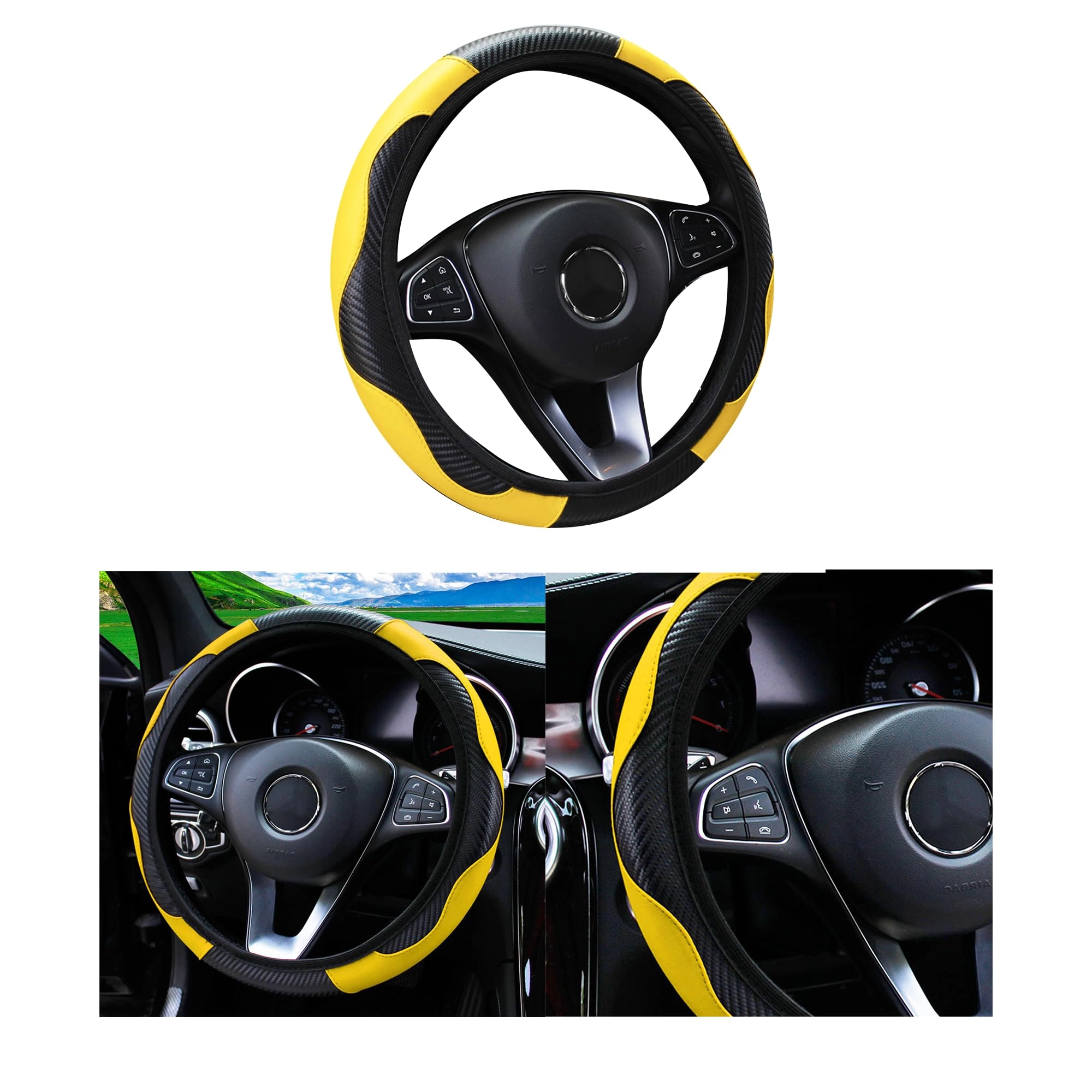 Car Steering Wheel Cover