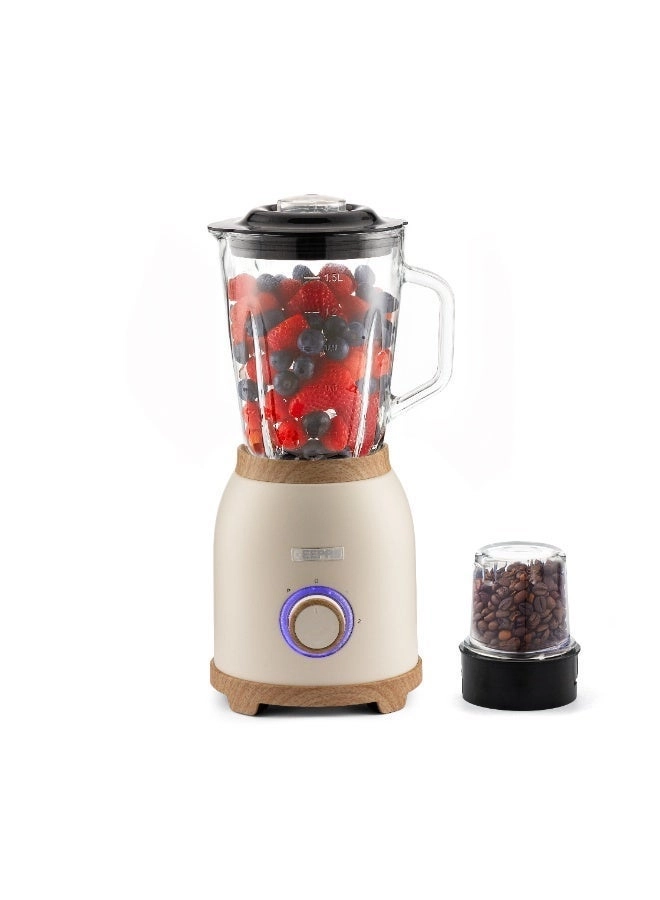 GEEPAS 2-in-1 Electric Blender & Grinder - 800W