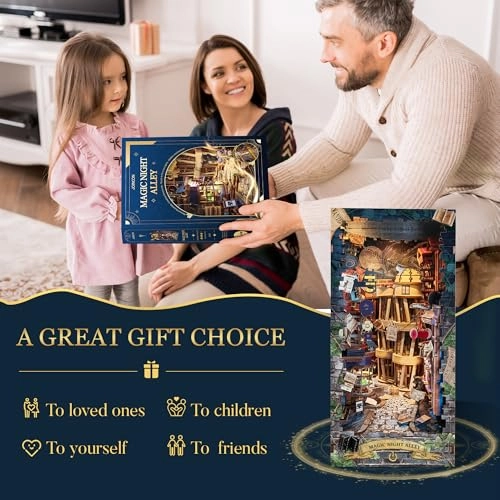 Book Nook Kit - Magic Night Alley 1:12