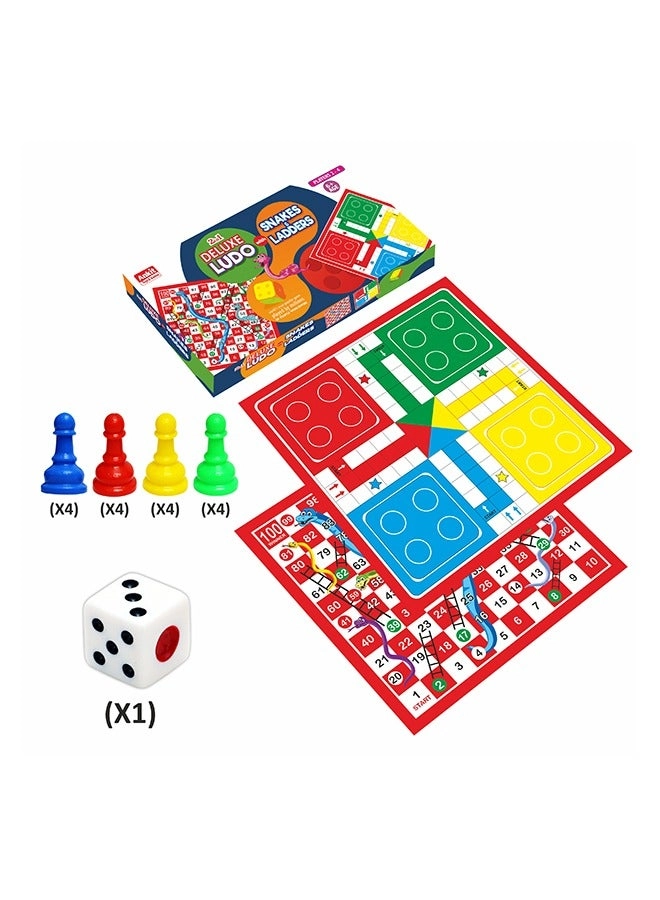 LUDO GAME - Double Sided Multicolour