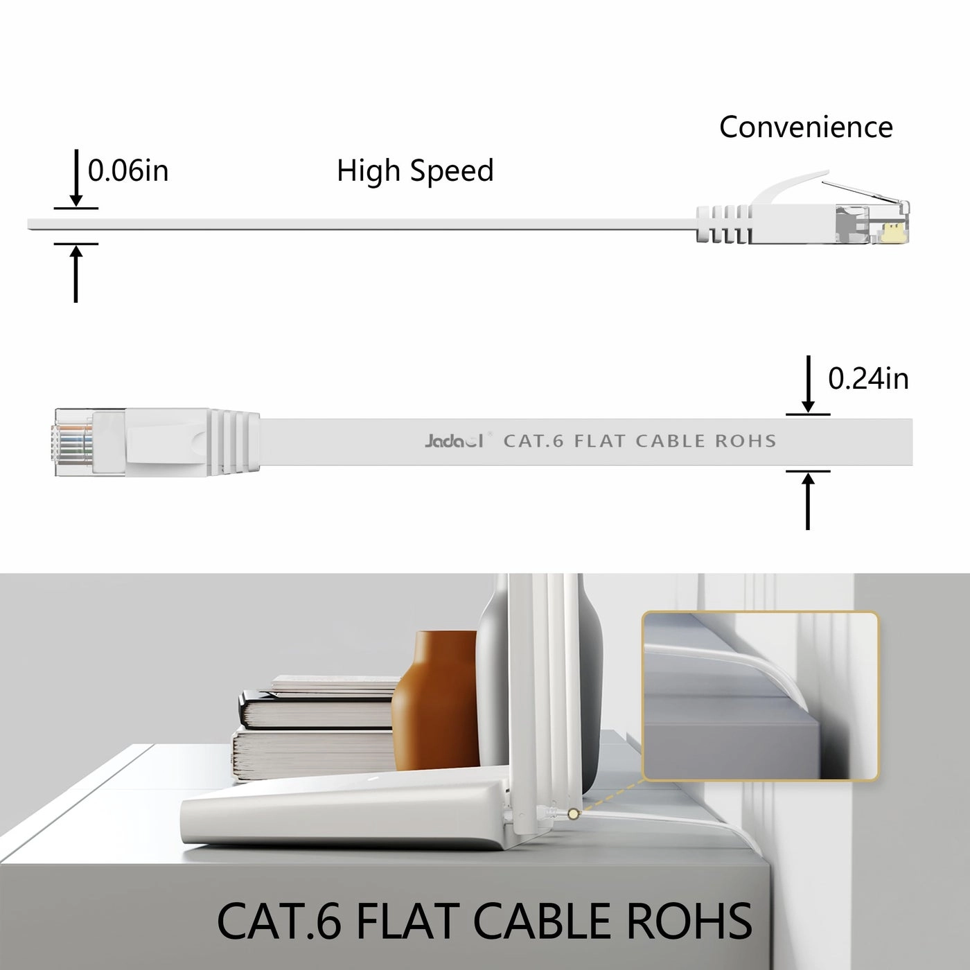 Cat 6 Ethernet Cable - 40 ft