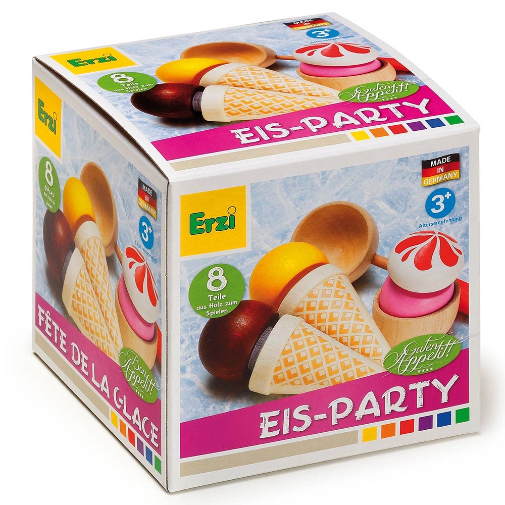 Assortment Ice-Cream Party - Beech wood Made in Germany (TBOX-28157)