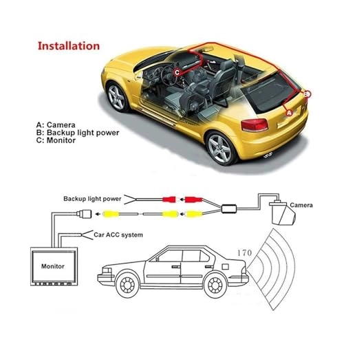 Car Rear View Camera - Night vision 1920 x 1080P