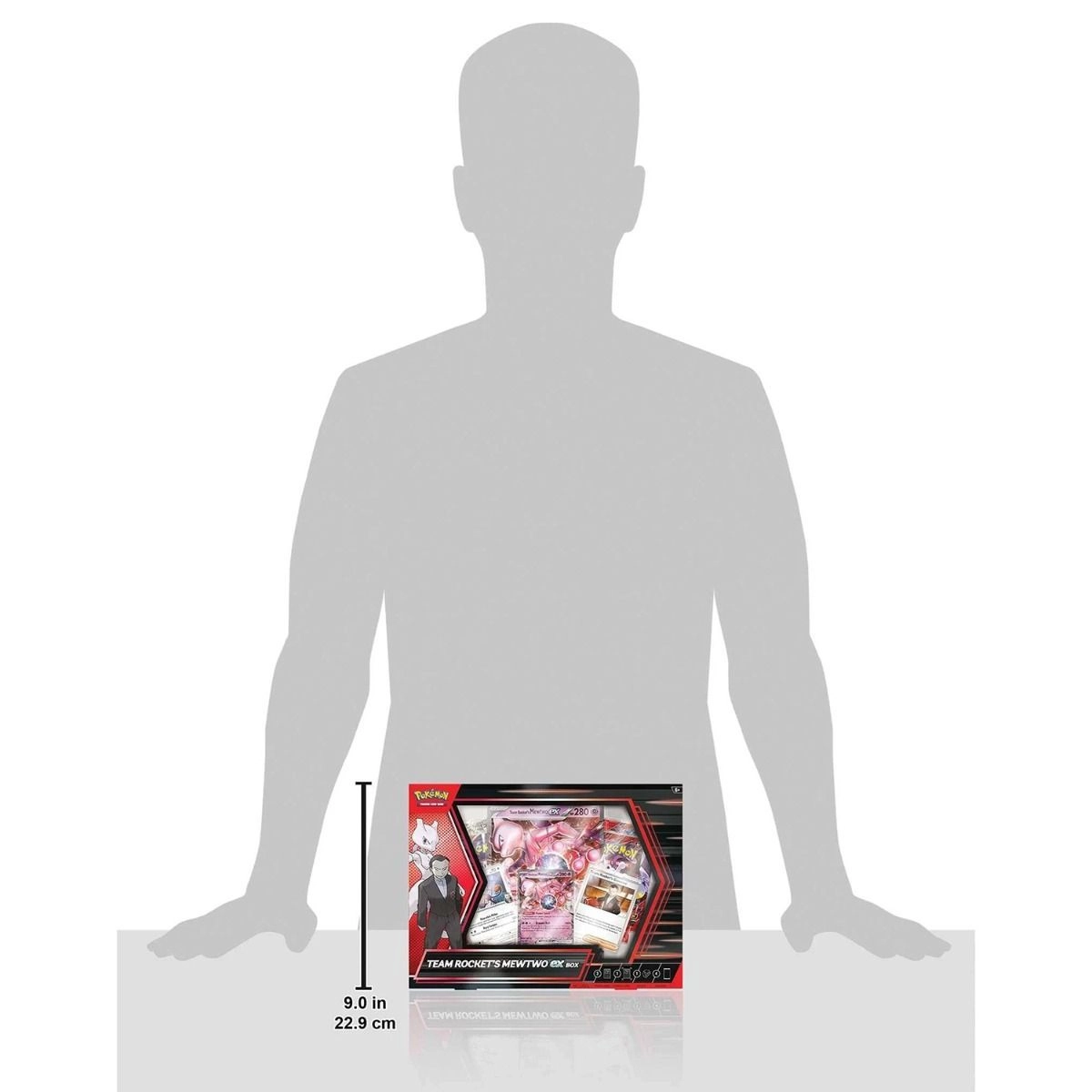 Destined Rivals Mewtwo ex Box - Foil promo Mewtwo ex 4 booster packs